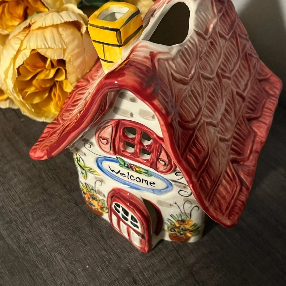 Clayworks WELCOME Candle House - Picture 2 of 4